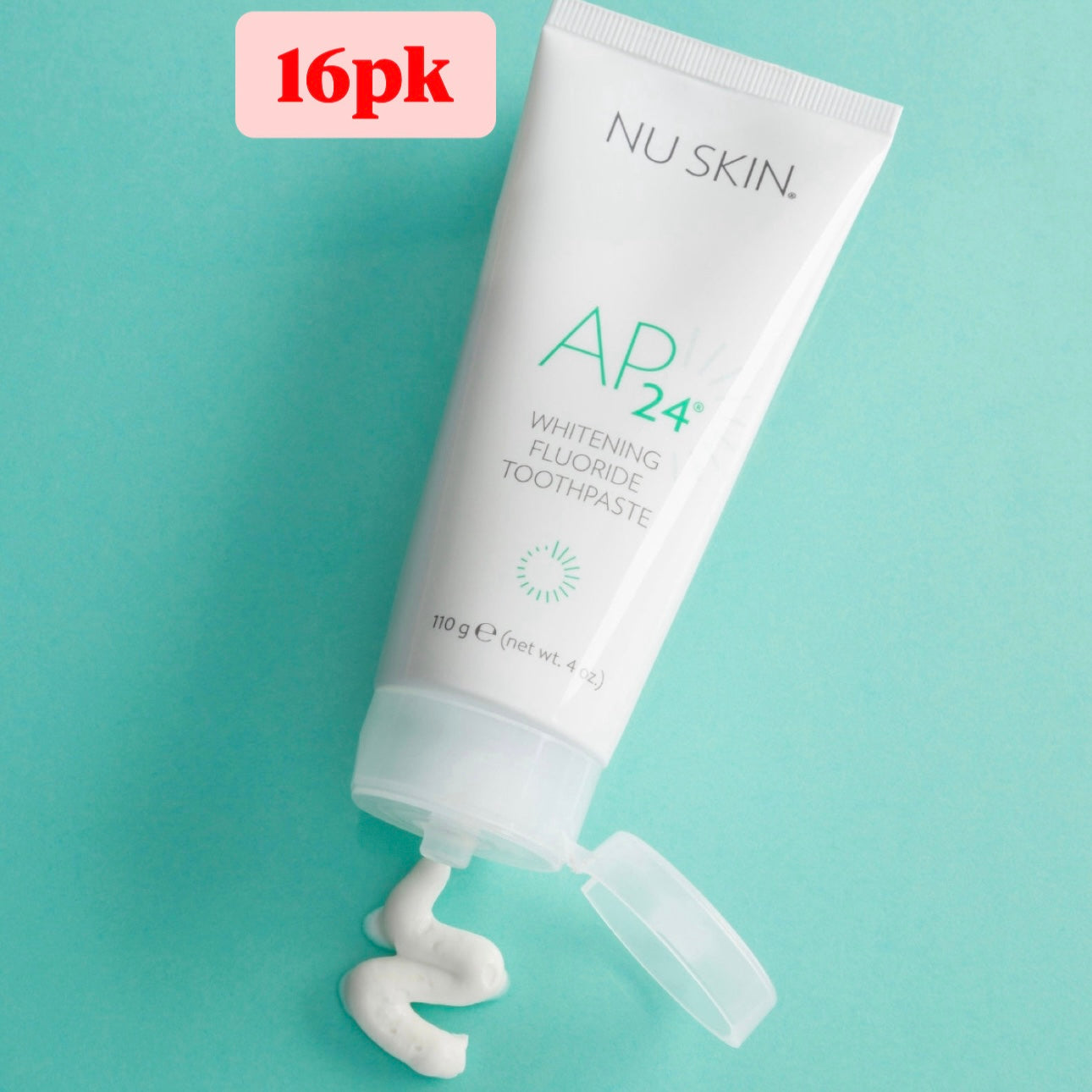 NU Skin Ap24 Whitening Fluoride Toothpaste Full Size 16pk | Nuskin Ap 24 | exp: 01/2026