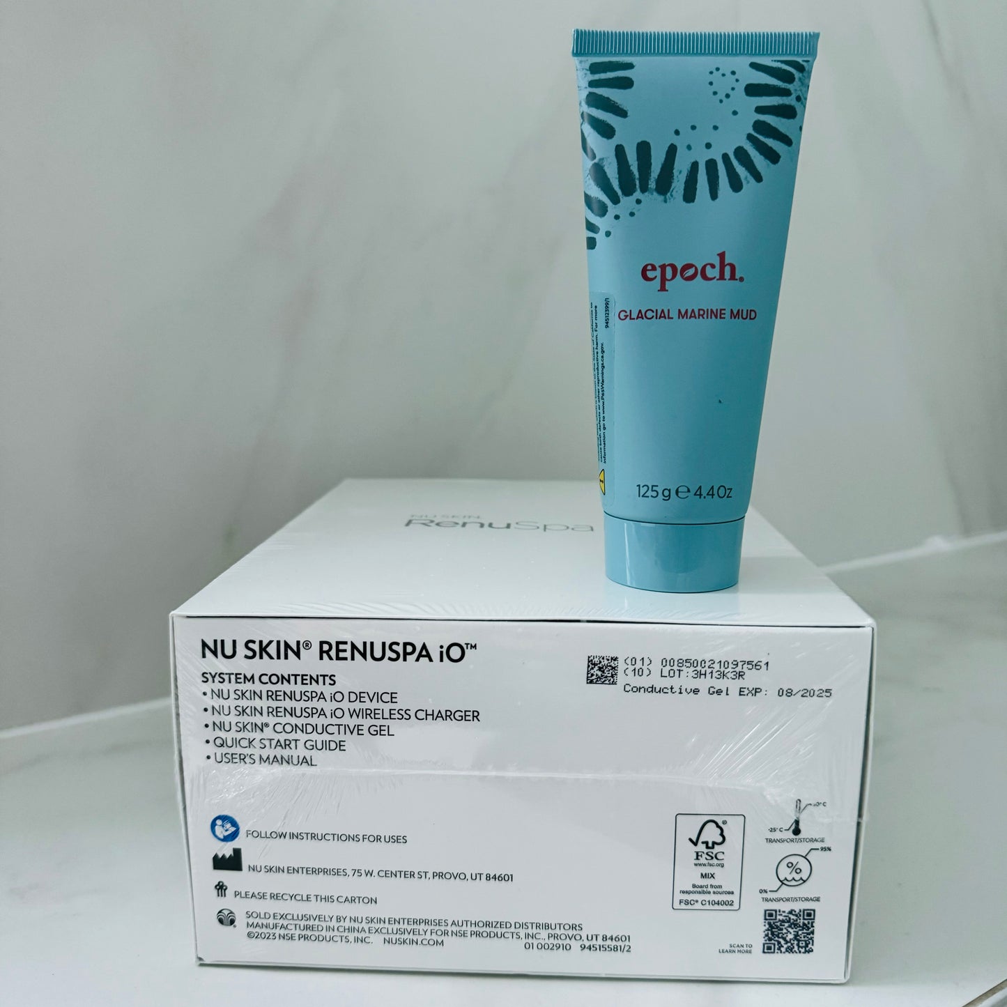 AgeLOC Renuspa iO + free gift: Epoch Glacial Marine Mud | Nu Skin | NuSkin | Brand New