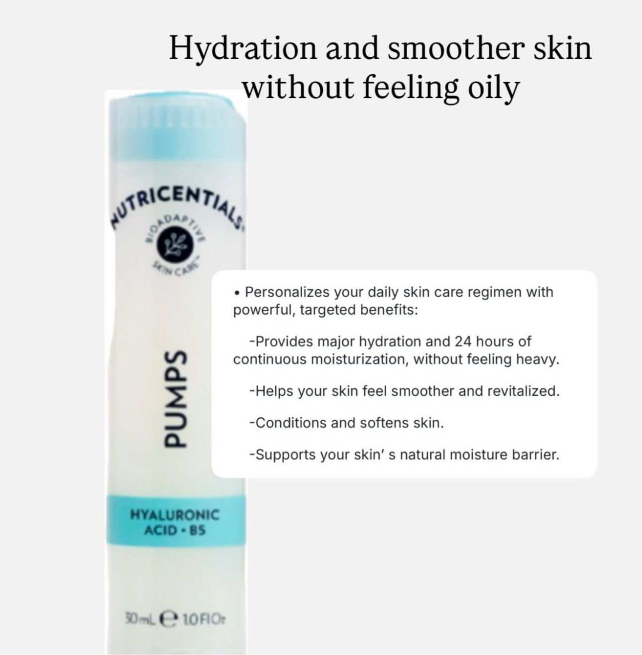 Nutricentials Hyaluronic Acid Pump | Nu Skin | Nuskin
