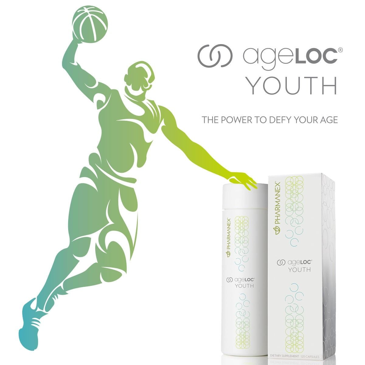 Nu Skin NuSkin Pharmnex ageLoc Youth 120 softgels Anti-aging Supplement