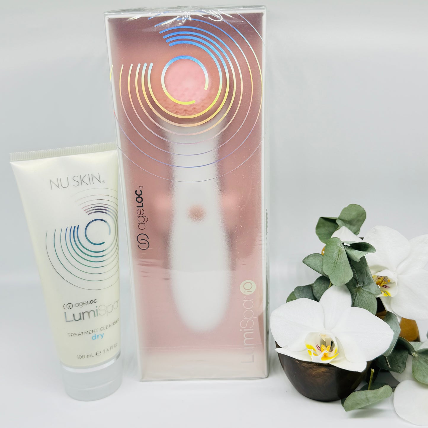 ageLoc Lumispa iO Rose Gold + Cleanser | Nu Skin Bundle | Nuskin | Brand New