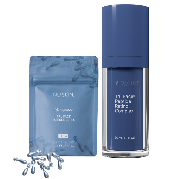 REFILL ageLoc Tru Face Essence Ultra Pouch + Peptide Retinol Complex | Nu Skin | NuSkin (Copy)