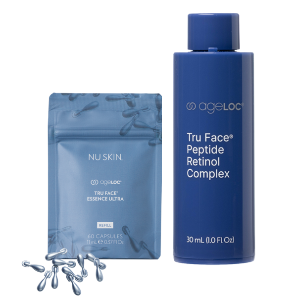 REFILL ageLoc Tru Face Essence Ultra Pouch + Peptide Retinol Complex | Nu Skin | NuSkin (Copy)