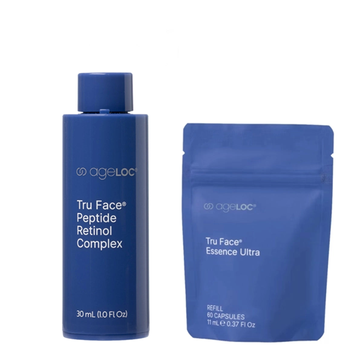 ageLOC Tru Face Peptide Retinol Complex + TFEU Refill Pouch Bundle