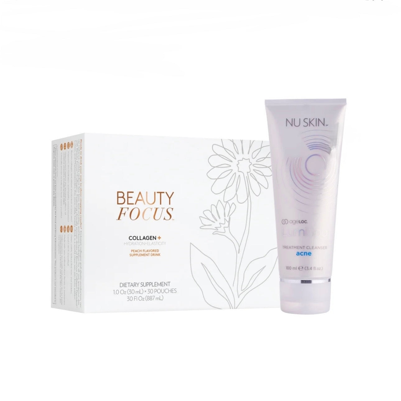 Beauty Focus Collagen+ Peach 🍑 & ageLOC LumiSpa Cleanser | NuSkin| Brand New