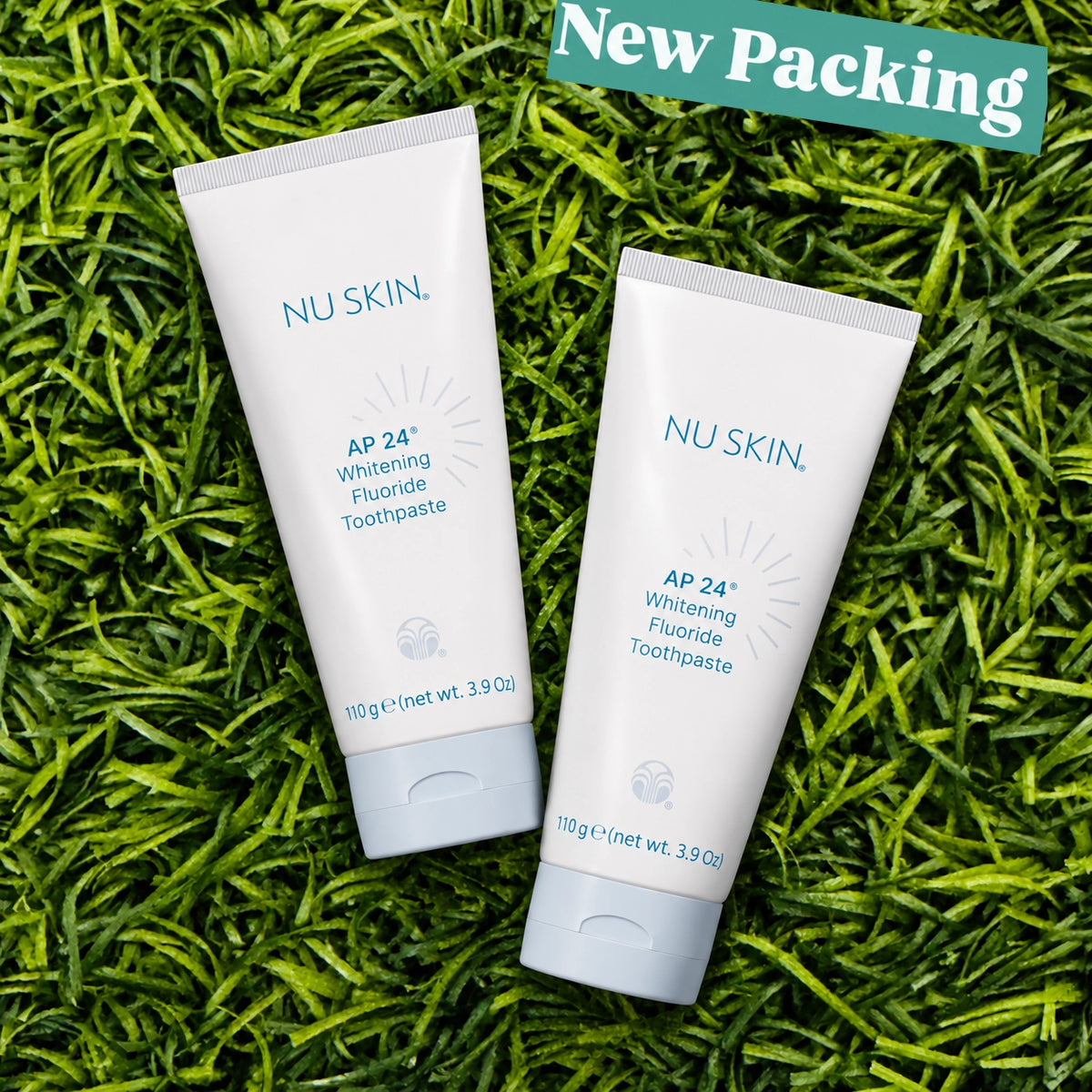 NU Skin Ap24 Whitening Fluoride Toothpaste Full Size 2pk | Nuskin Ap 24 | exp: 09/2027