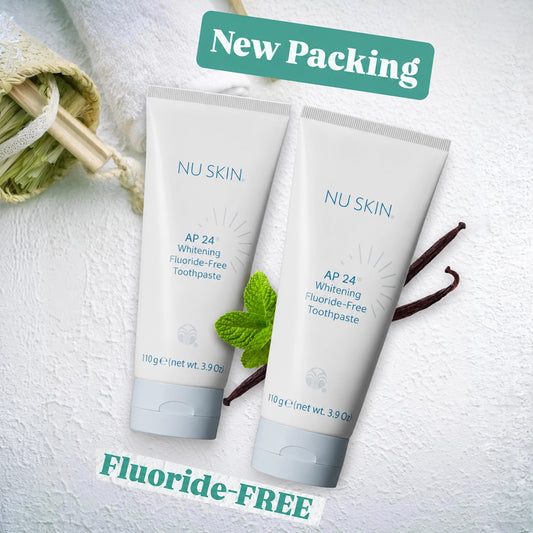 NU Skin Ap24 Whitening Fluoride-FREE Toothpaste Full Size 2pk | Nuskin Ap 24