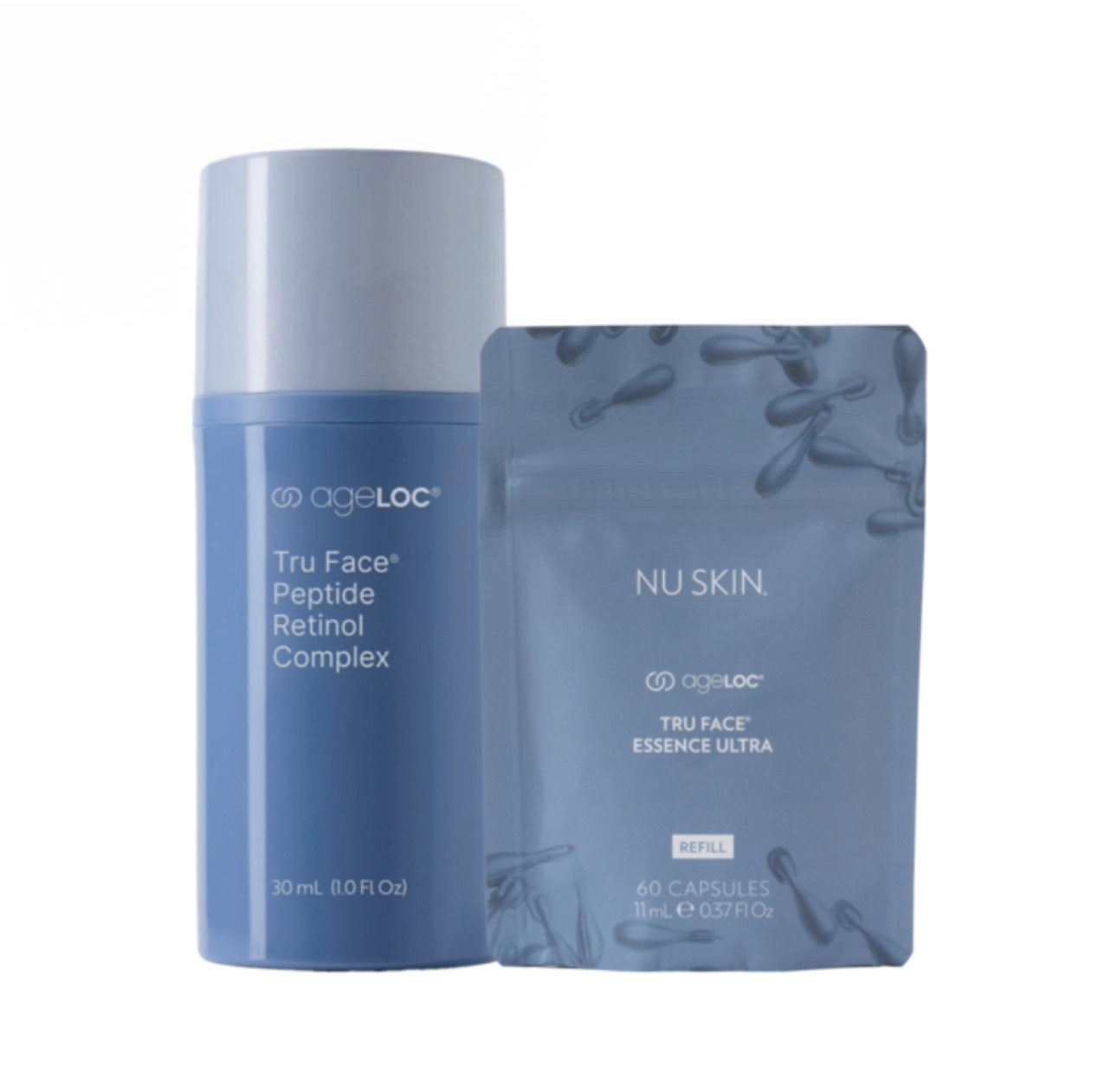 ageLOC Tru Face Peptide Retinol Complex + TFEU Refill Pouch Bundle | Nu Skin | NuSkin