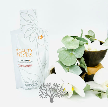 3x Nu Skin Pharmanex Beauty Focus Collagen+ NuSkin Strawberry pouches