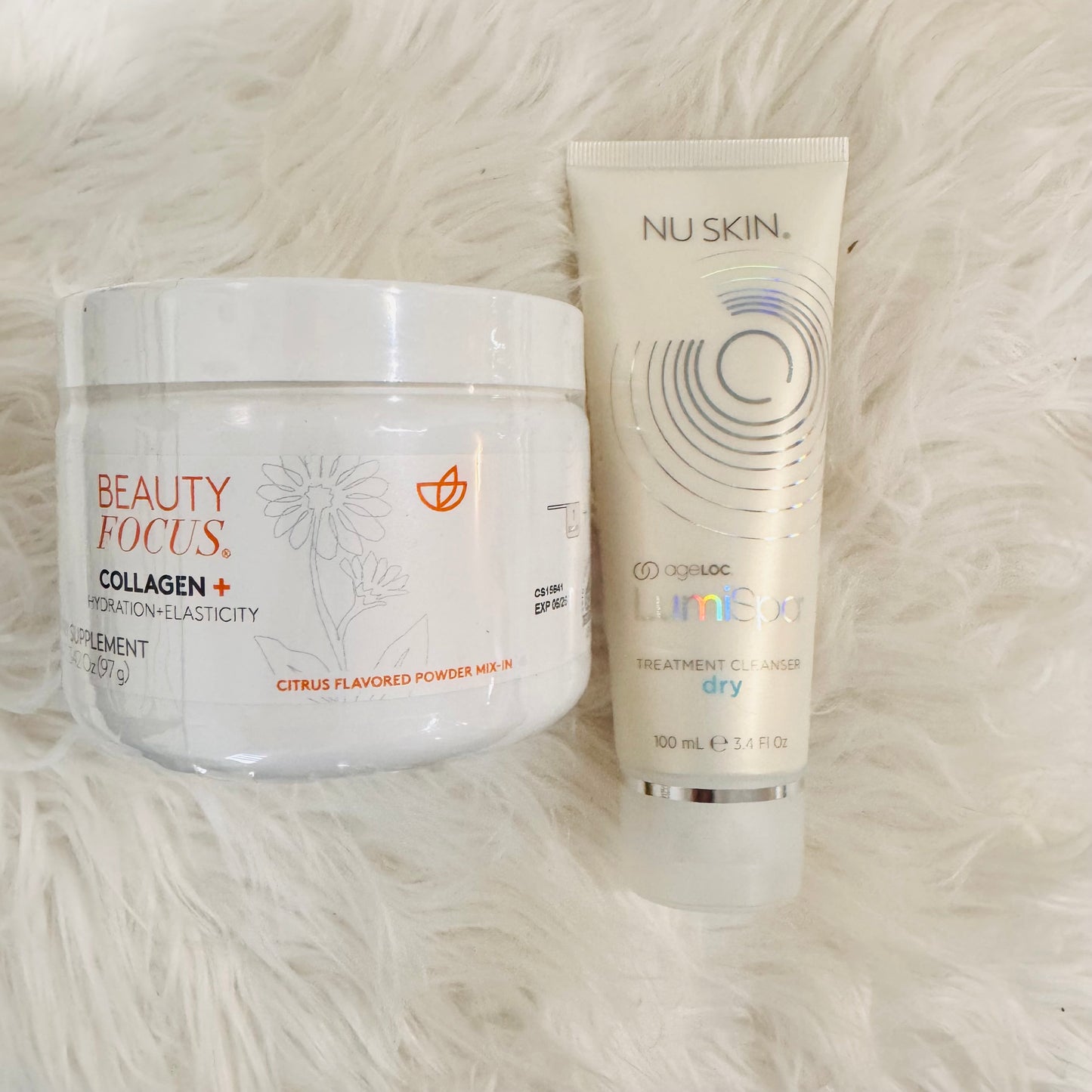 Nu Skin | Beauty Focus Collagen+ Citrus Flavored & AgeLoc Lumispa Treatment Cleanser | NuSkin