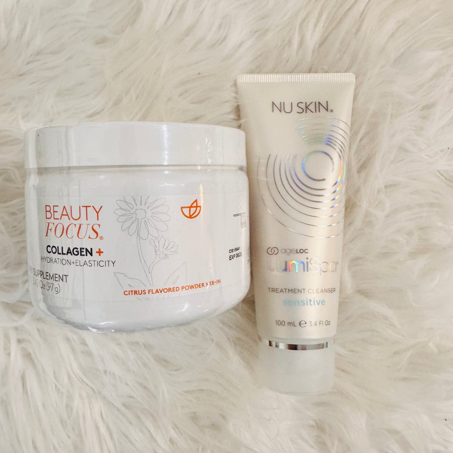 Nu Skin | Beauty Focus Collagen+ Citrus Flavored & AgeLoc Lumispa Treatment Cleanser | NuSkin