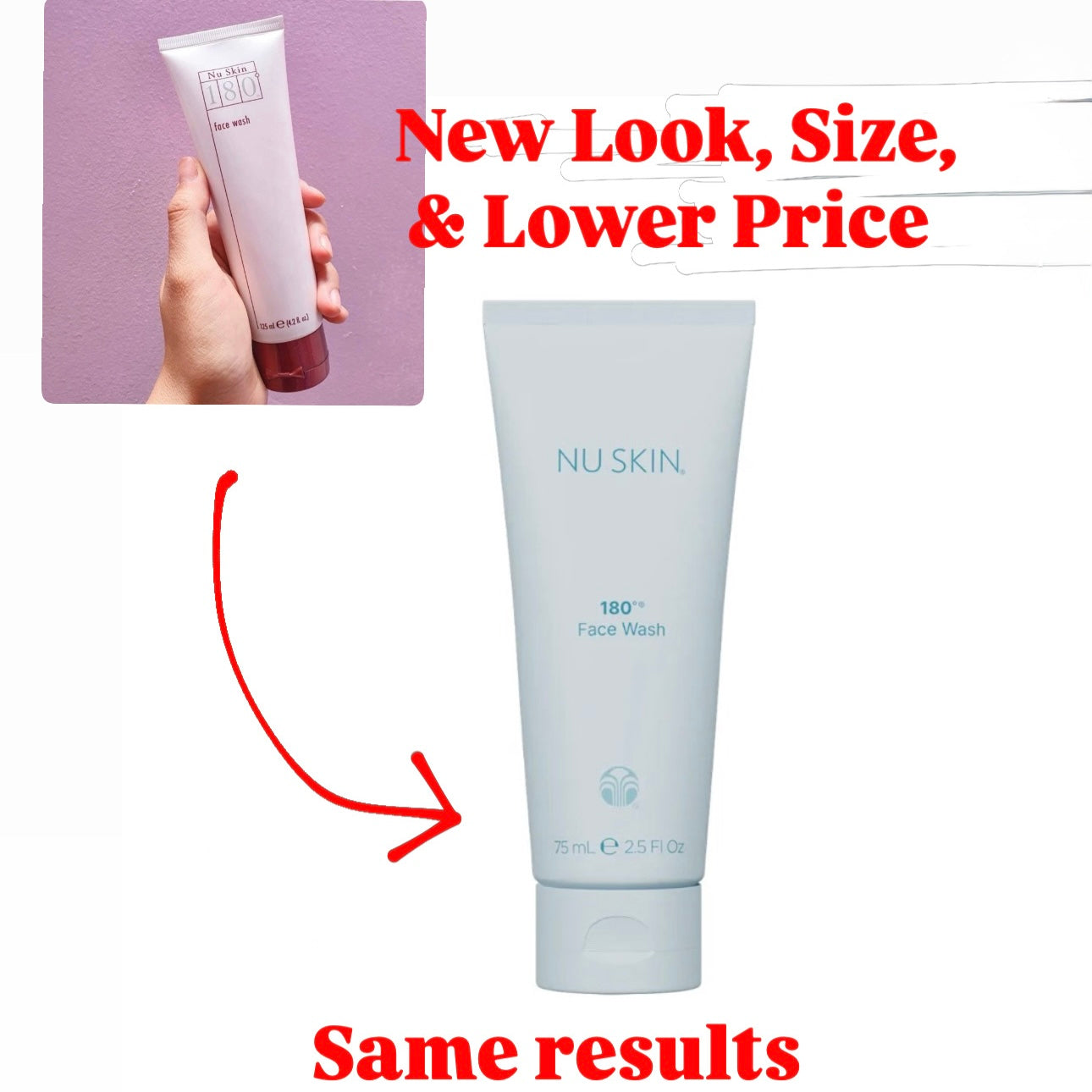 Nu Skin 180 Face Wash 4.2 fl oz -AUTHENTIC- Exp 11/2027 NEW SEALED | NuSkin