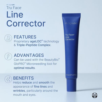 GloPRO Microneedling Tool & ageLOC Tru Face Line Corrector Bundle