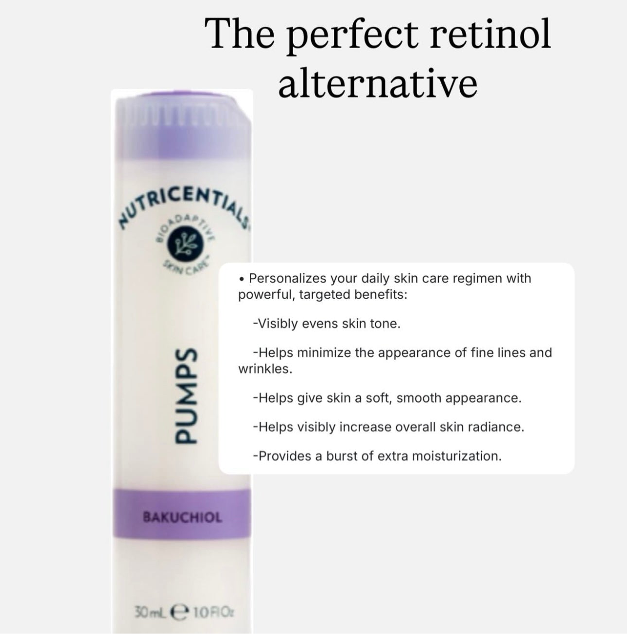 Nutricentials Bakuchiol Pump | Nu Skin | Nuskin