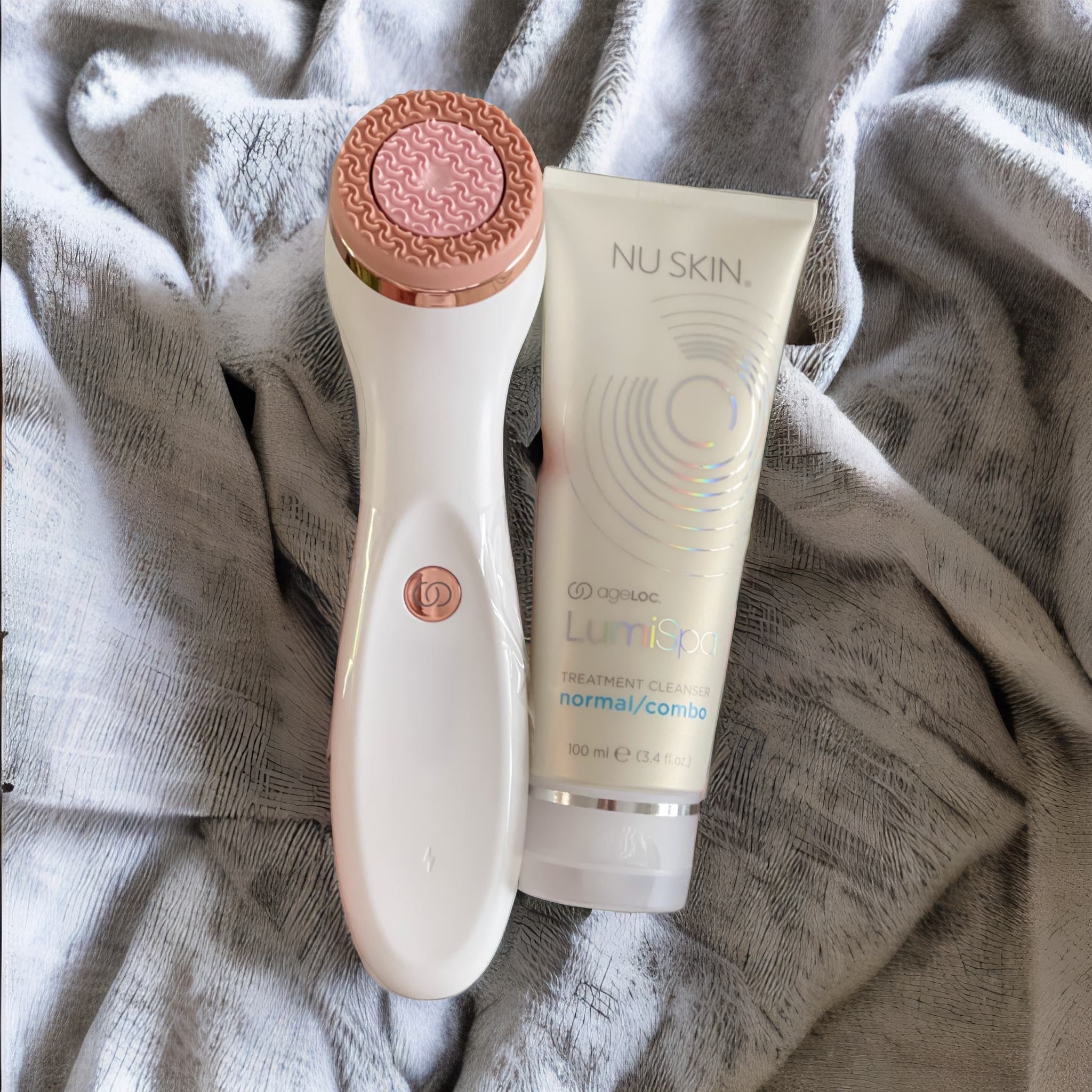 AgeLOC® LumiSpa® iO Rose Gold + LumiSpa® Cleanser (Normal/Combo) retailer