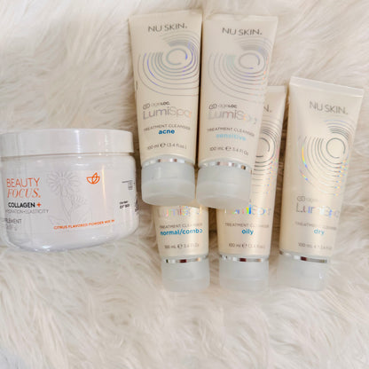 Nu Skin | Beauty Focus Collagen+ Citrus Flavored & AgeLoc Lumispa Treatment Cleanser | NuSkin