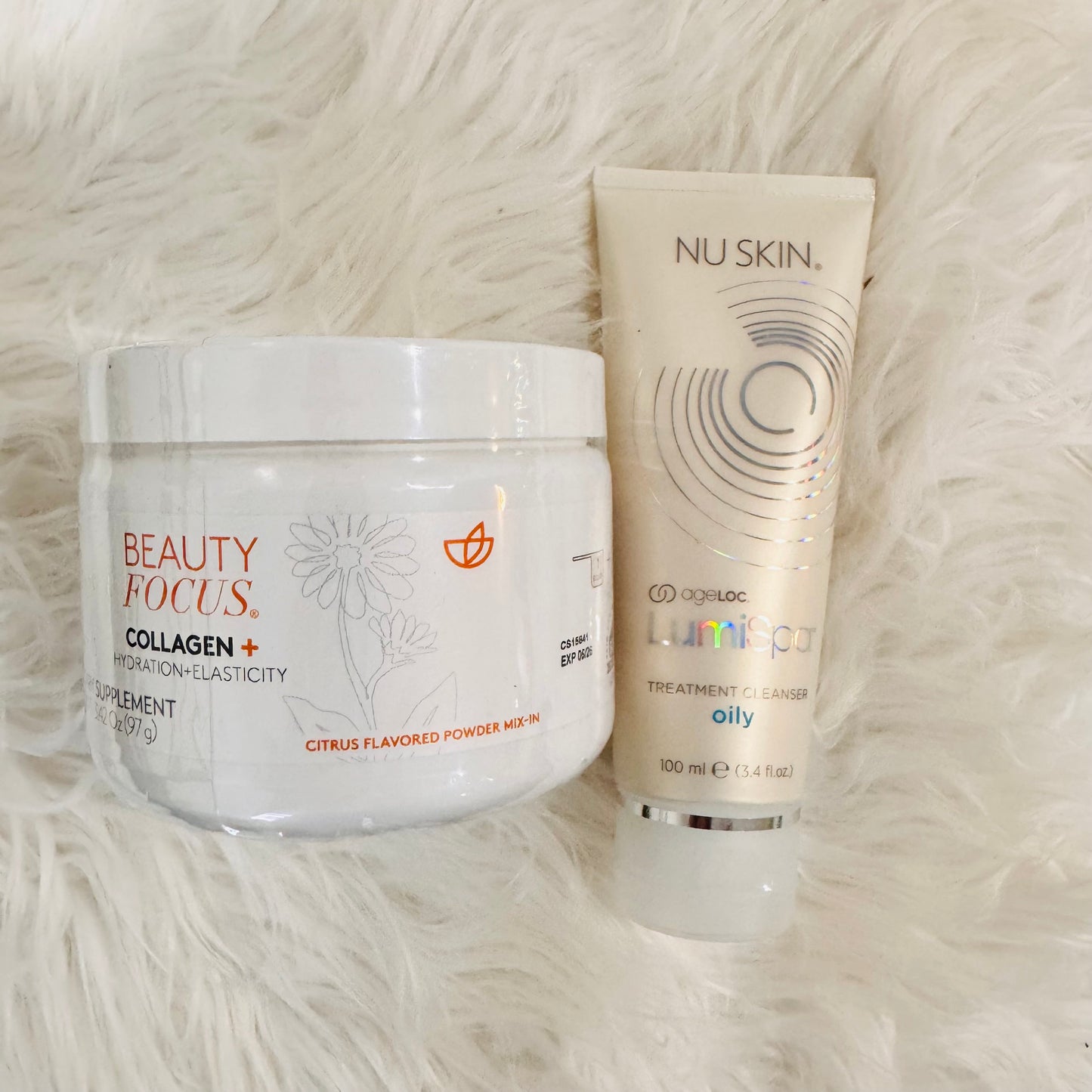 Nu Skin | Beauty Focus Collagen+ Citrus Flavored & AgeLoc Lumispa Treatment Cleanser | NuSkin