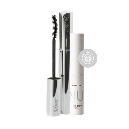 Nu Colour Lash + Brow Serum and Curl & Lash Mascara Bundle
