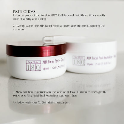 Nu Skin 180 Facial Peel & Neutralizer Nuskin step 1
