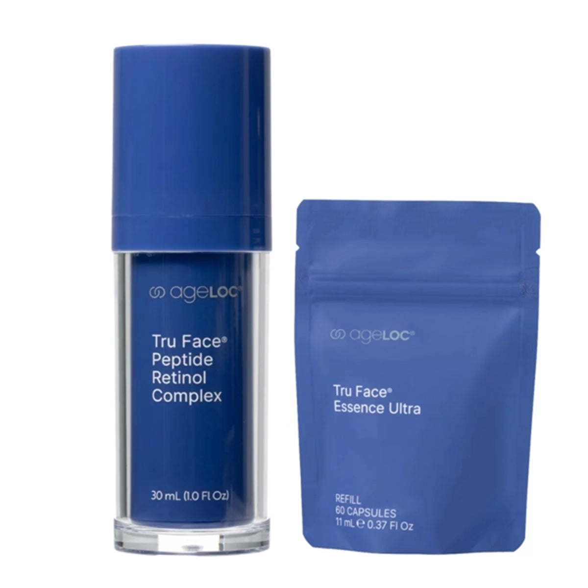 ageLOC Tru Face Peptide Retinol Complex + TFEU Refill Pouch Bundle
