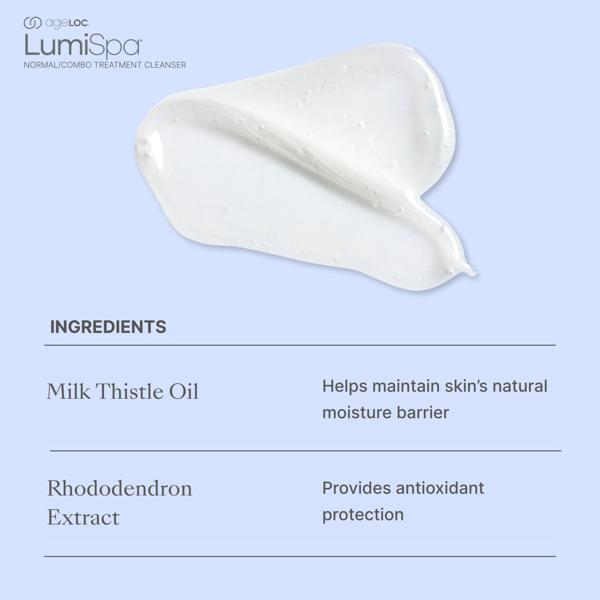ageLOC LumiSpa Treatment Cleansers Normal ingredients 