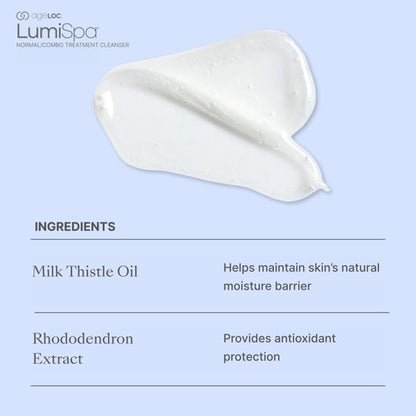ageLOC LumiSpa Treatment Cleansers Normal ingredients 