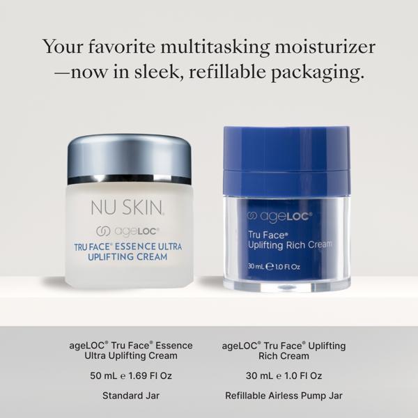 ageLOC Tru Face Uplifting Rich Cream both images