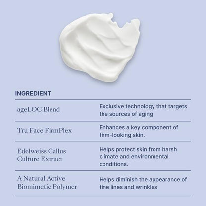 ageLOC Tru Face Uplifting Rich Cream ingredients