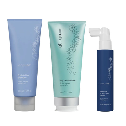 Nu Skin NuSkin ageLOC Scalp & Hair System, Set of 3 (Shampoo/Conditioner/Serum)