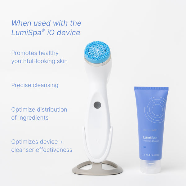 Deep-cleansing LumiSpa gel for oily skin with ageLOC technology