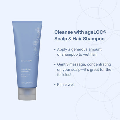 Ageloc Scalp Hair Shampoo how to use