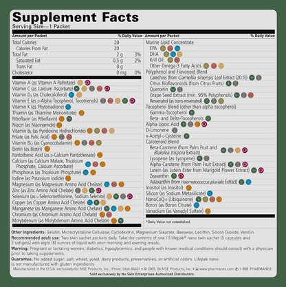 Lifepak Nano Anti-aging Multivitamin Supplements