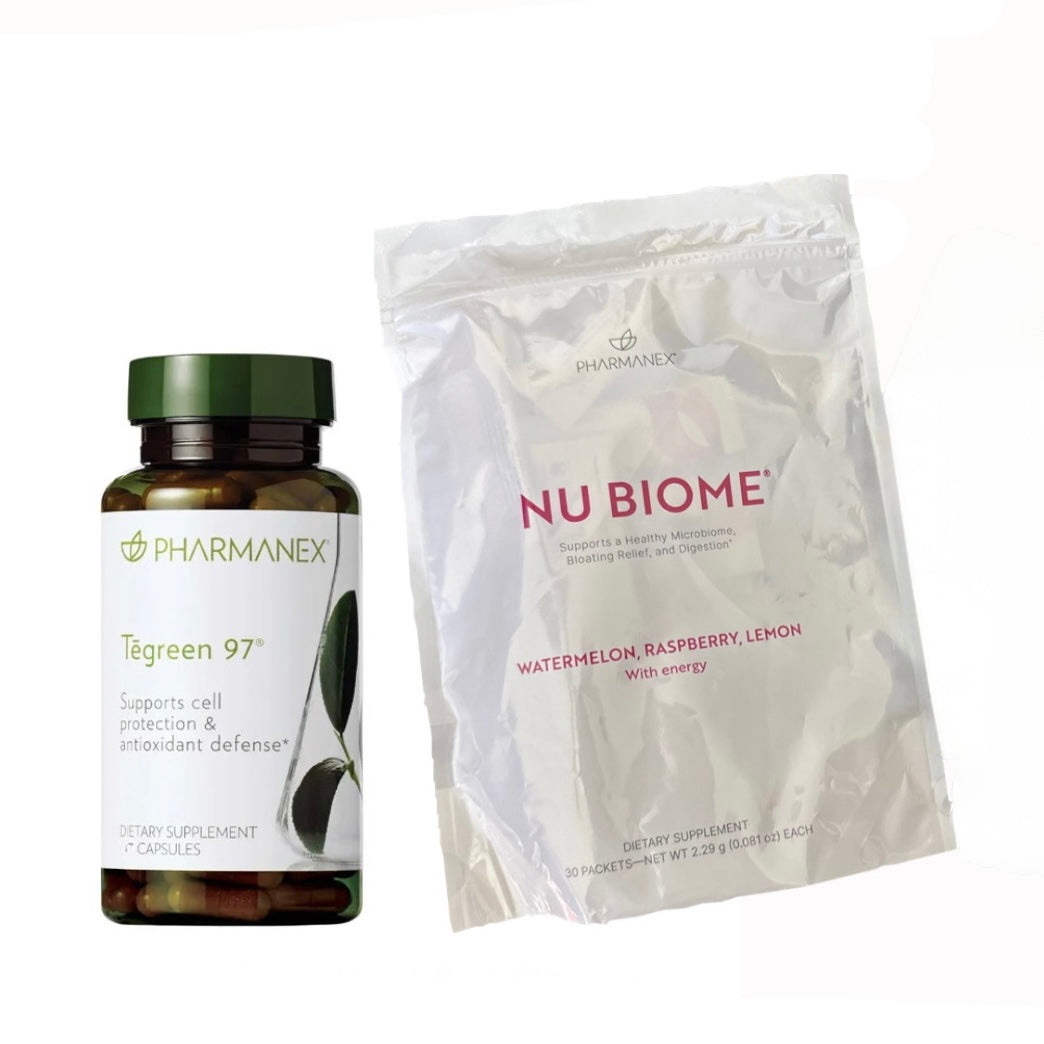 Nu Biome + Tegreen 97 (120 or 30 count) | NuSkin Nubiome Green Te | Nu Skin